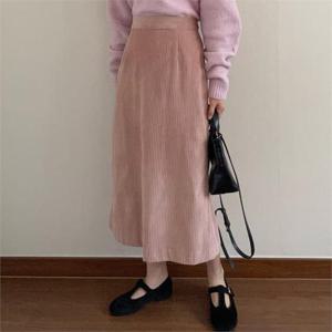 [강물처럼]아이우먼 큐티골덴뒤트임스커트 CRN360M210 빅사이즈