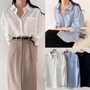 [강물처럼]위쉬몰 AR 레이무지루즈박시셔츠(T783H503) 빅사이즈