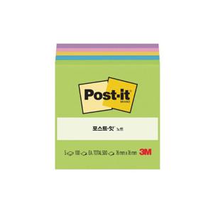 [3M] 포스트잇 654-5UC 500매(76*76mm)