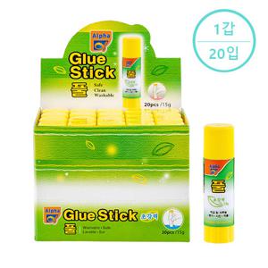 [알파] 고체풀(딱풀) 15g 박스 20개입