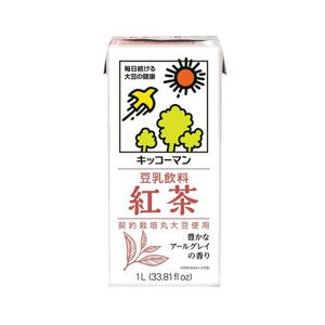 기꼬만 두유 홍차맛 1L