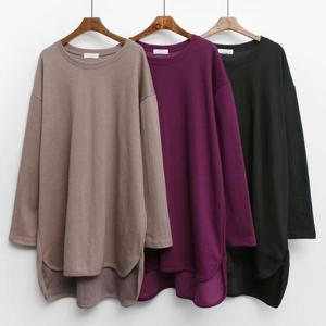 [강물처럼]빅사이즈베이직티 B001L503 제시라운드롱언발티 AD (3