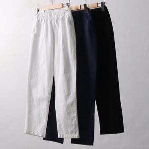 [강물처럼]빅사이즈데일리바지 A704L503 밴딩코튼8부통팬츠 LO (