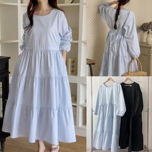 [강물처럼]위쉬몰 RD 슈팅와이드캉캉롱원피스(U137H503) 빅사이