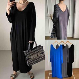 [강물처럼]위쉬몰 RA 버블양브이넥실키원피스(U130H503) 빅사이