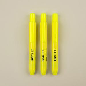 [알파] 모리스 형광펜 노크식(옐로우 3입)