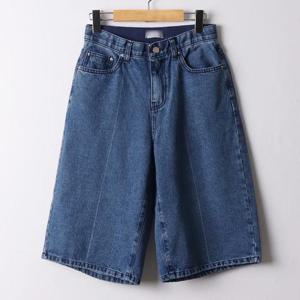 [강물처럼]아이우먼 핀탁워싱밴딩5부팬츠 LOI857M503 빅사이즈 (