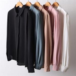 [강물처럼]빅사이즈사랑해요 I170L210 심플소매퍼프블라우스 IT