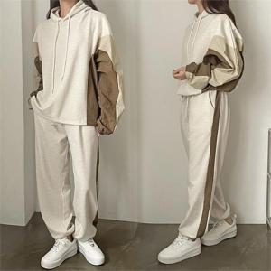 [강물처럼]위쉬몰 GO 하프배색후드투피스(K426H210) 빅사이즈 (9