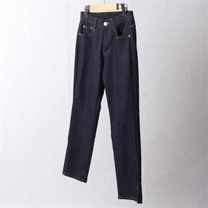 [강물처럼]빅사이즈사랑해요 F328L209 생지트임일자리투팬츠 MD