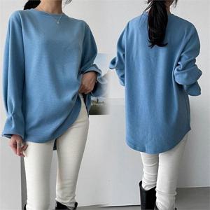 [강물처럼]위쉬몰 BN 소매셔링골지티셔츠(G083H209) 빅사이즈 (9