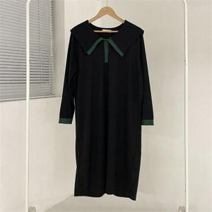 [강물처럼]아이우먼 세라카라배색롱원피스 BSN331M210 빅사이즈