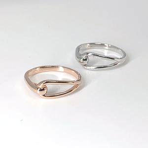 [폭스타일] [실버] 심플라인 벨트 반지