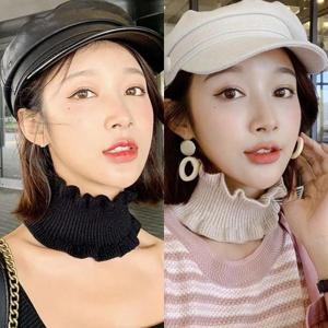 쁘띠스카프 페이크 목폴라 쁘띠 넥워머 골프 니트 공갈 넥스카프