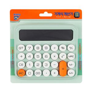 [알파] 기계식 계산기 AIC-401 (12단/민트)