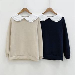 [강물처럼]빅사이즈사랑해요 K401L209 둥근두겹카라니트티 ZY (9