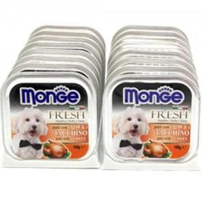 통조림 VPD 몽이Monge(이태리산)사각캔100g 16개-칠면조
