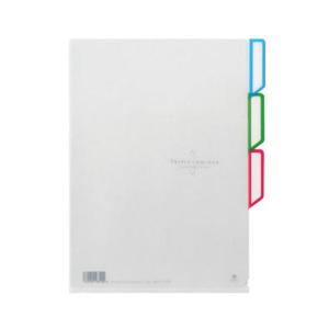 F5997 PP인덱스클리어홀더 3포켓(1개/F599-7/문화산업)