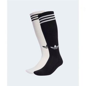 아디다스 3-스트라이프 니 삭스 2P - 화이트 블랙 JV7413 408197