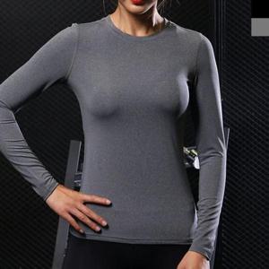 여자상의 여자 필라테스 스포츠웨어 헬스 긴팔 상의 요가복