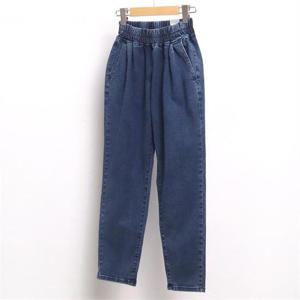 [강물처럼]빅사이즈사랑해요 8451L209 밴딩 슬림배기핏 데님 LO