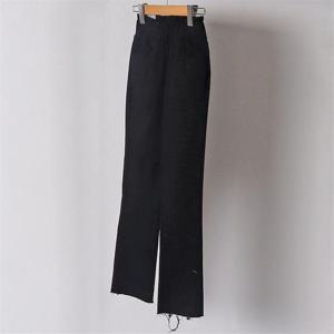 [강물처럼]빅사이즈사랑해요 D080L209 밴딩고탄력일자블랙진 LO