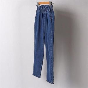 [강물처럼]빅사이즈사랑해요 B968L209 밴딩스판반하이배기핏 LO