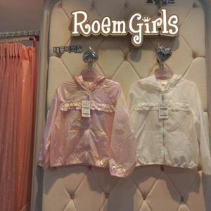 로엠걸즈 DP01 2단  프릴 후드 바람막이 RGJA26S2C