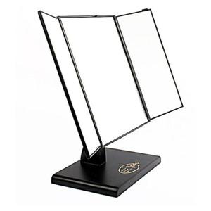 폴더형 접이식 3면 화장대거울 특대 분첩 인테리어소품 정리대 화장소품 미용용품 ST-7015