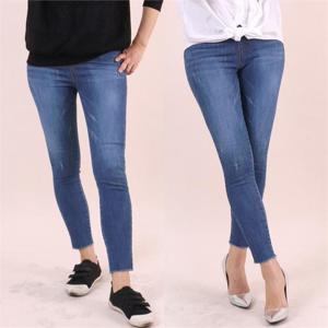 [강물처럼]빅사이즈사랑해요 4365L209 워싱 스크래치 스키니 LO