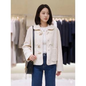 [숲]토글장식 부클 자켓  SBAJKM2