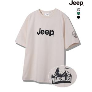 [지프]남여공용 소매 자수 반팔티셔츠 (JP2TSU104)
