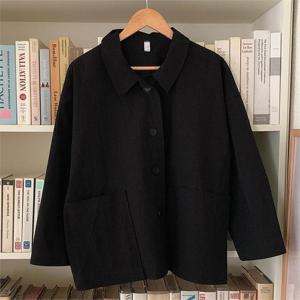 [강물처럼]아이우먼 카라빅포켓올로자켓 SSN249M209 빅사이즈 (9