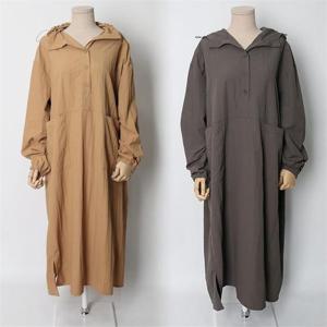 [강물처럼]빅사이즈사랑해요 E640L209 니키트임포켓롱원피스 HG