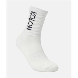 코오롱스포츠 KOLON SPORT 남녀공용 버티컬 워드 로고 크루 삭스 QELAX25521OWH 403192