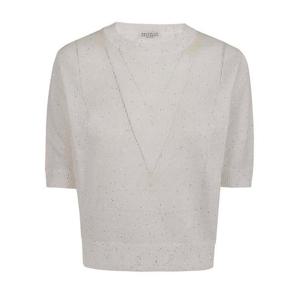 브루넬로 쿠치넬리 스웨터 MDT746400 C159 BIANCO