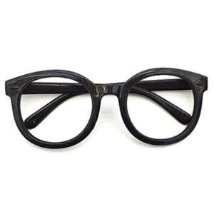 패션안경 안경태 알없는 큰안경테 가벼운뿔테 검정