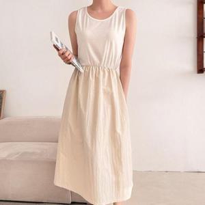 [강물처럼]아이우먼 바스락레이어드원피스 ARU240M504 빅사이즈