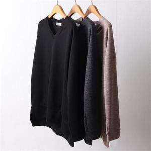 [강물처럼]빅사이즈사랑해요 H030L209 V넥나그랑언발니트티 NB (