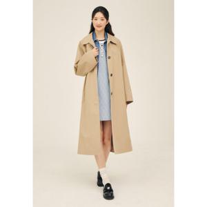 [JJ지고트]데님 칼라 백 슬릿 트렌치 코트(GP3A0TCJ11)