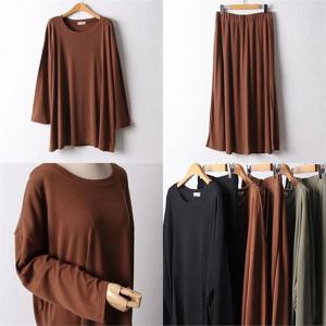 [강물처럼]위쉬몰 RA 스판망고밴딩치마세트(F073H209) 빅사이즈