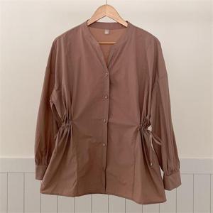 [강물처럼]아이우먼 옆주름버튼블라우스 SMN213M209 빅사이즈 (8