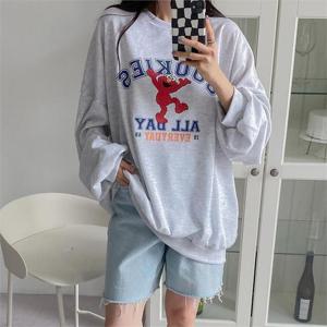 [강물처럼]아이우먼 쿠키올데이면맨투맨 TTK329M209 빅사이즈 (8