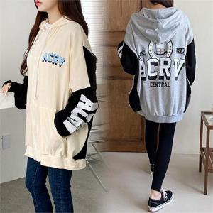 [강물처럼]위쉬몰 PO 아크배색빅후드집업(G334H209) 빅사이즈 (8