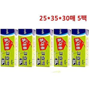 비닐봉투 크린백(휴대용) 비닐백 일회용비닐백 5팩