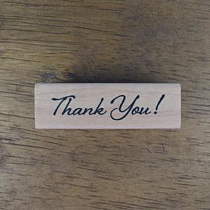 아트박스/스탬프 하우스 [메세지]필기체 Thank you