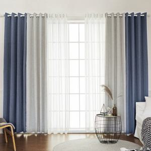 까르데코 어슈어100%암막레이스커튼세트N0IV(특대형)