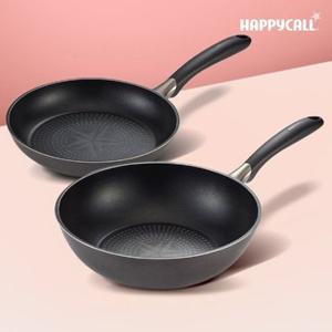 [GS단독] 해피콜 다이아몬드 더 시그니처 IH 2종세트 인덕션 겸용 (프라이팬24+궁중팬24)