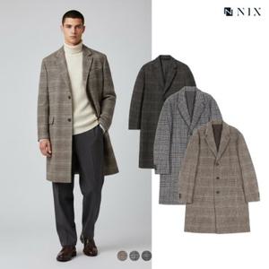 [NIX]남) 울혼방 세미오버핏 싱글 코트(FNPWCCO101P)