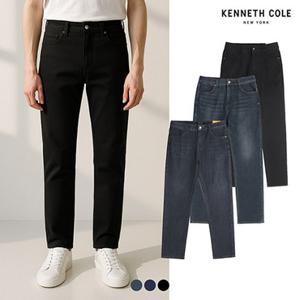 [케네스콜]남) 인타록 본딩 데님 워싱 1/2인밴딩 스트레이트 (EKRWCRS120P)